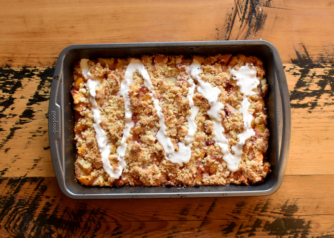 Peach Crumb Bars