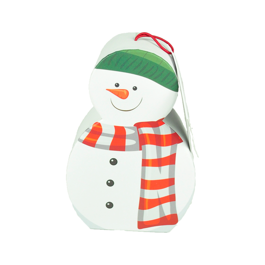 Classic Christmas Snowman Ornament Caramel Cocoa (1.25oz Shaped Box)