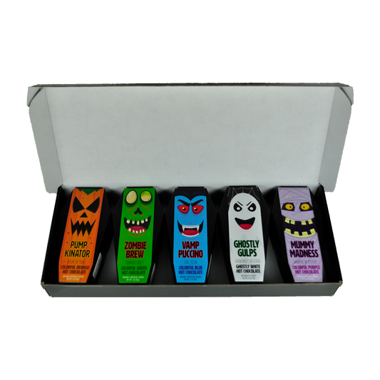 Happy Halloween Coffin Gift Set (Five 3oz Coffins)