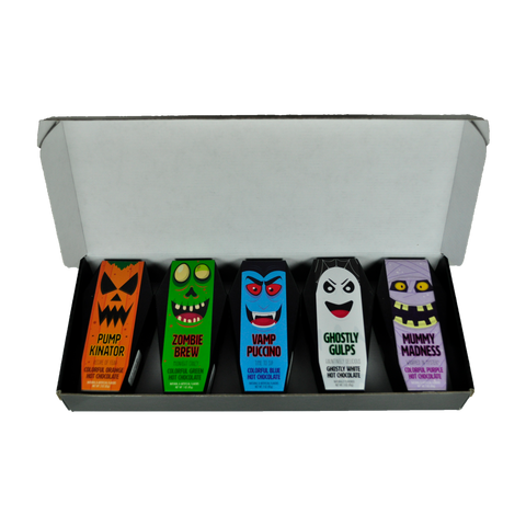 Happy Halloween Coffin Gift Set (Five 3oz Coffins)