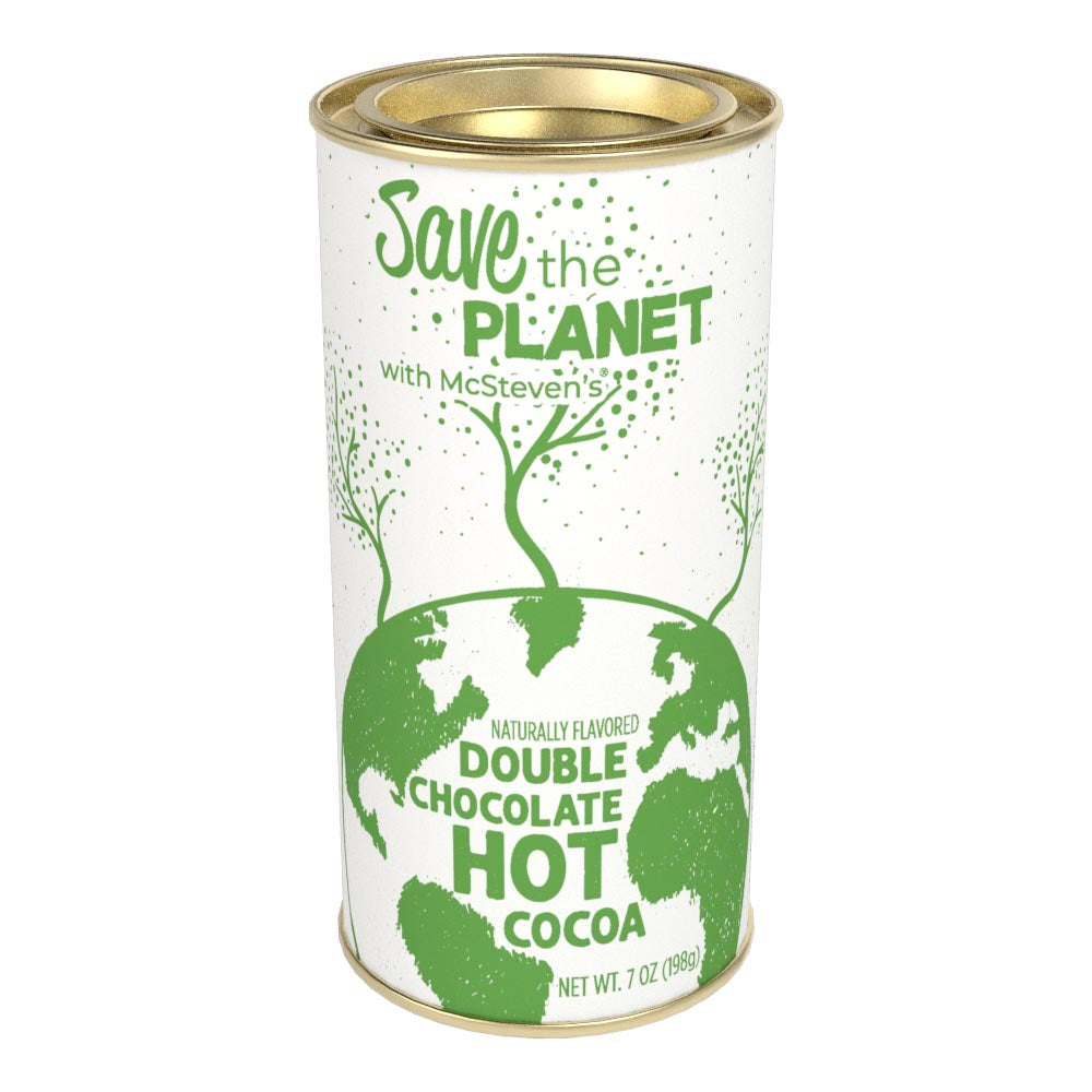 McSteven's Save the Planet Double Chocolate Hot Cocoa (7oz Round Tin)