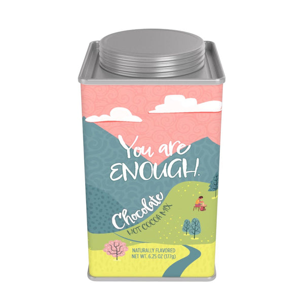 You are Enough Hot Chocolate Mix (6.25oz Square Tin)