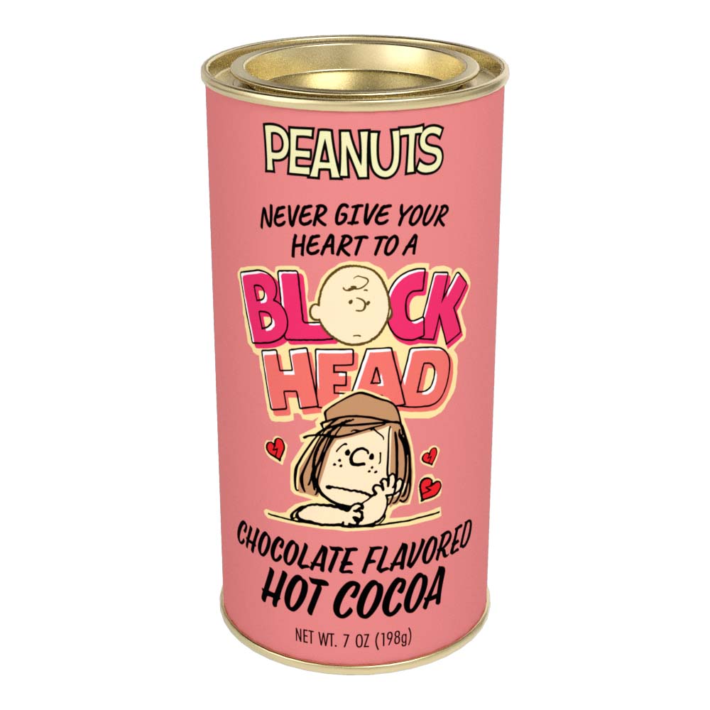 Peanuts® Block Head Valentine's Day Chocolate Cocoa (7oz Round Tin)