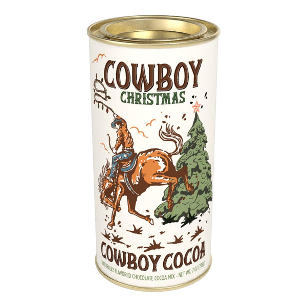 Cowboy Christmas Chocolate Cocoa (7oz Round Tin)