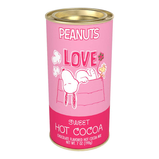 Peanuts® Sweet Snoopy Dog House Valentine's Day Chocolate Cocoa (7oz Round Tin)