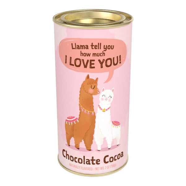 Llama Tell You How Much I Love You Chocolate Cocoa (7oz Round Tin)