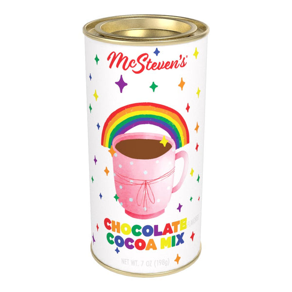 Pride 2024 Rainbow Cocoa Mug Double Chocolate Cocoa(7oz Round Tin)