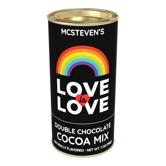 Pride! Love is Love Chocolate Cocoa (7oz Round Tin)