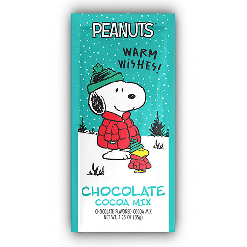 Peanuts Snoopy "Warm Wishes" Chocolate Cocoa (Five 1.25 oz packets)