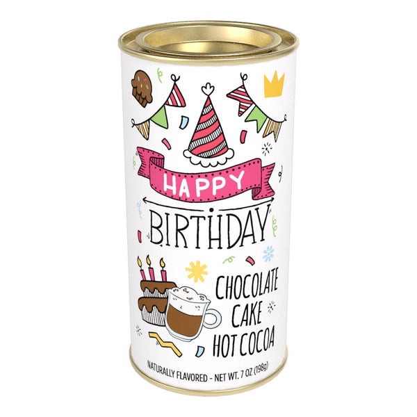 McSteven's Happy Birthday Chocolate Cake Hot Cocoa (7oz Round Tin)