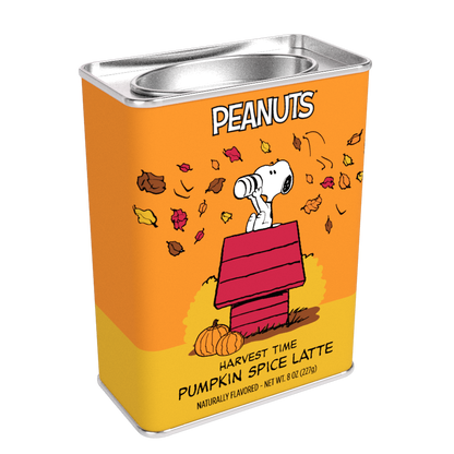 Peanuts® Harvest Time Pumpkin Spice Latte (8oz Rectangle Tin)