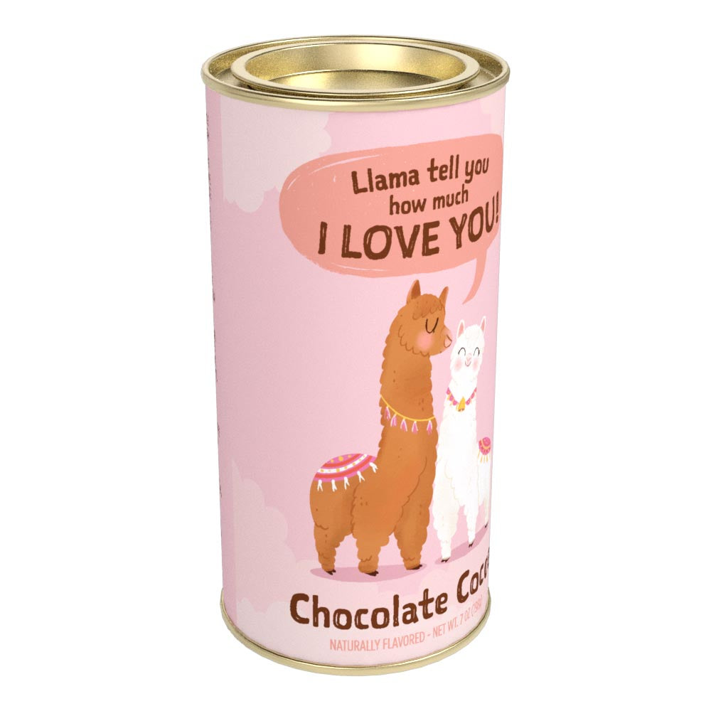 Llama Tell You How Much I Love You Chocolate Cocoa (7oz Round Tin)