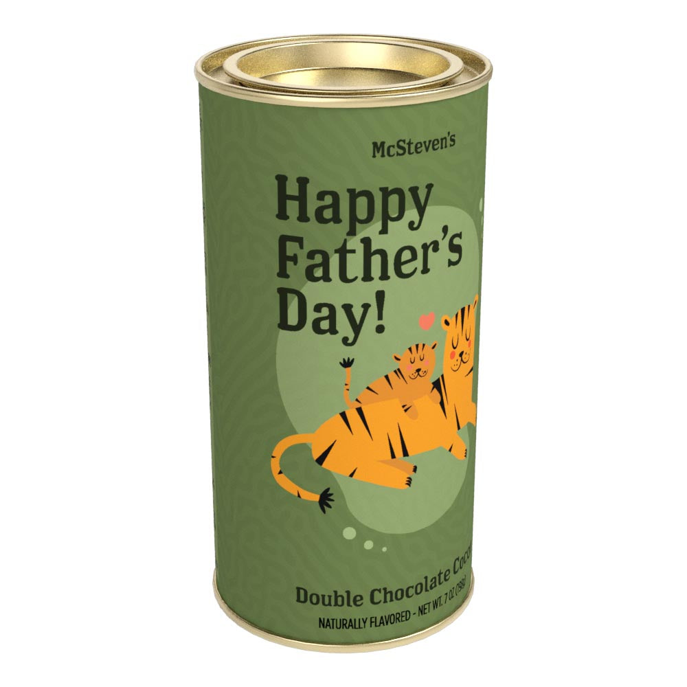 Happy Father's Day Double Chocolate Cocoa (7oz Round Tin)