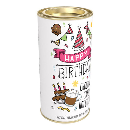 McSteven's Happy Birthday Chocolate Cake Hot Cocoa (7oz Round Tin)