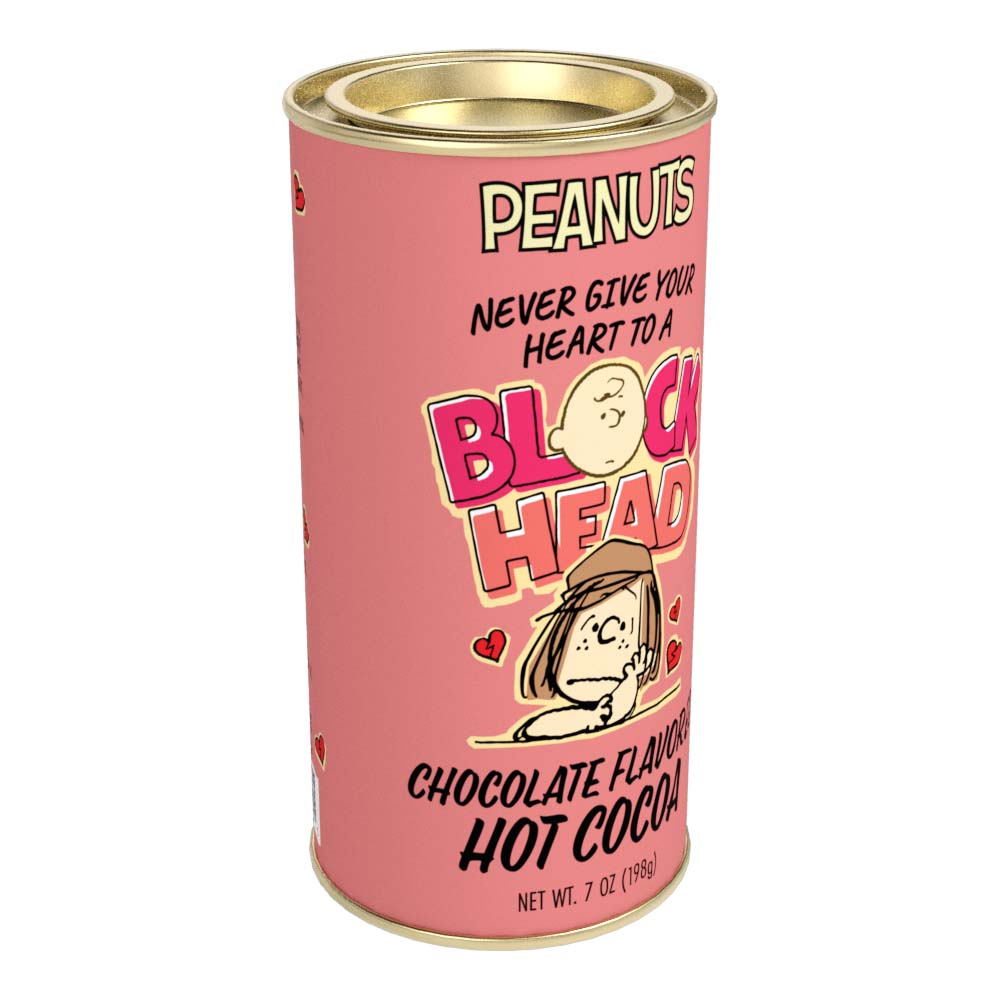 Peanuts® Block Head Valentine's Day Chocolate Cocoa (7oz Round Tin)