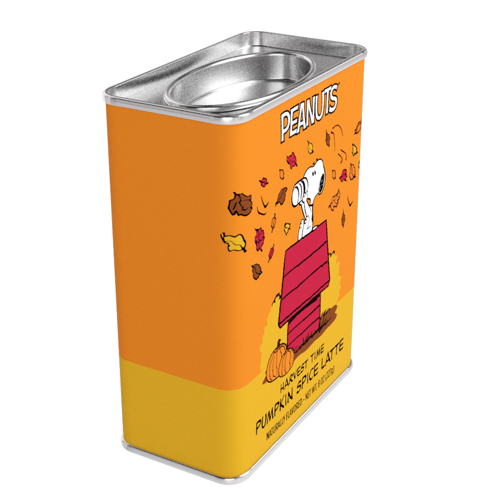 Peanuts® Harvest Time Pumpkin Spice Latte (8oz Rectangle Tin)