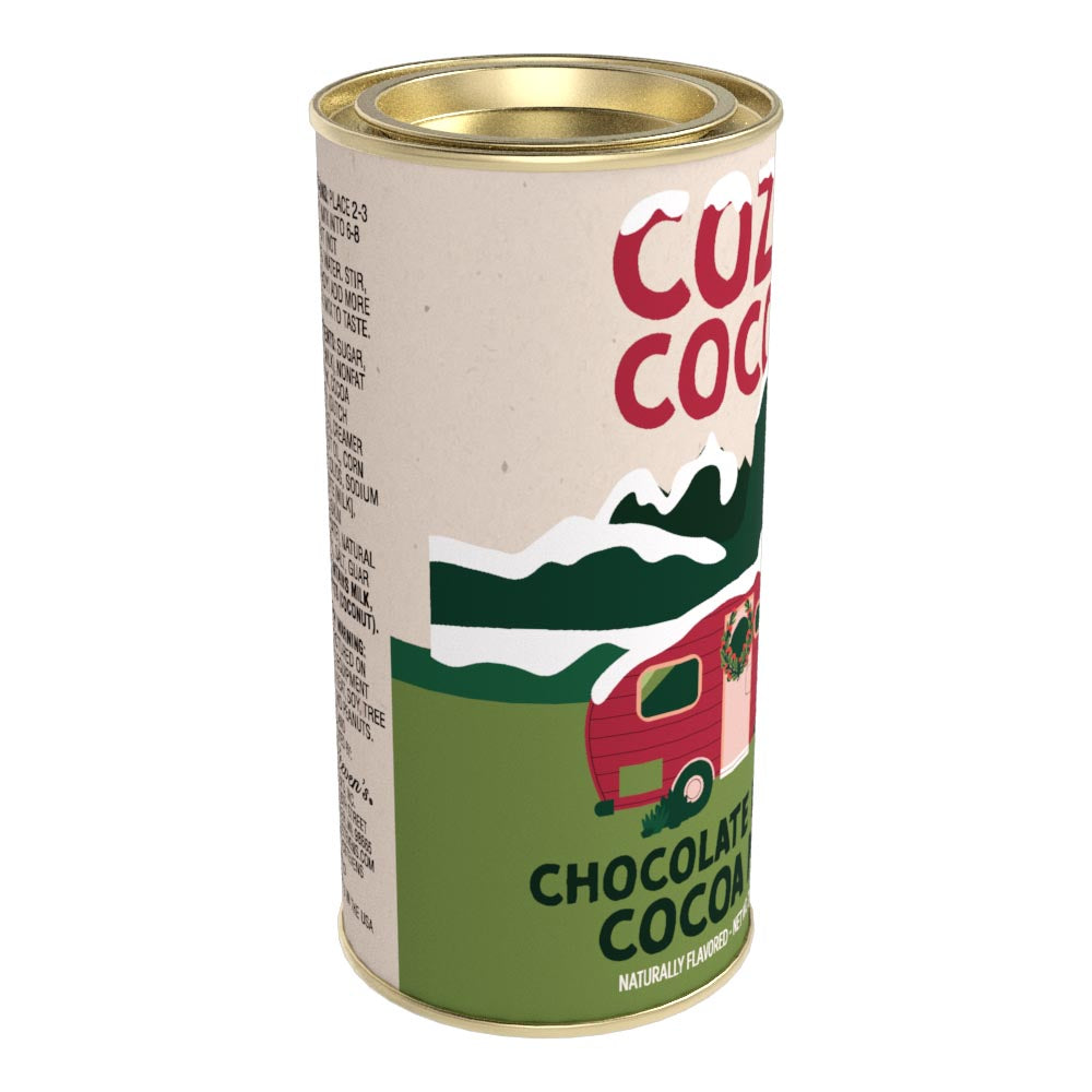 McSteven's Cozy Cocoa Camper Chocolate Fudge Cocoa Mix (7oz Round Tin)