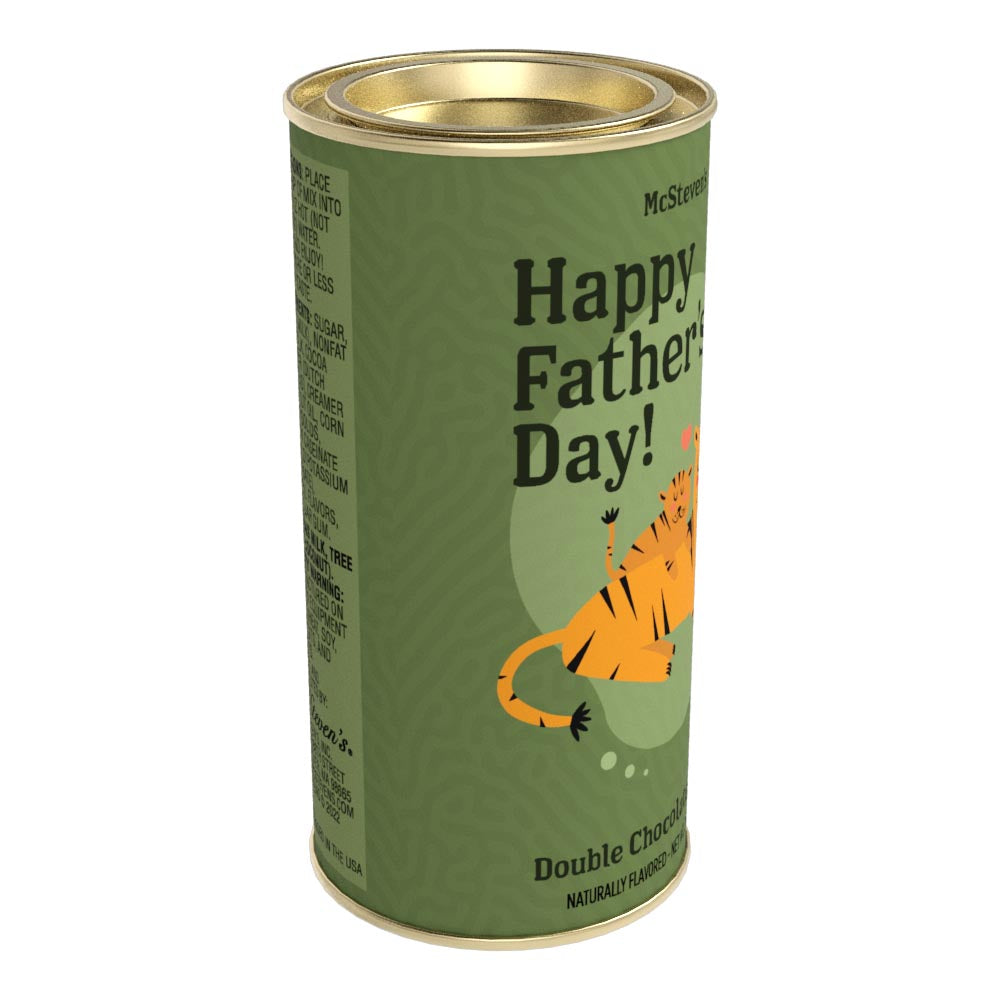 Happy Father's Day Double Chocolate Cocoa (7oz Round Tin)