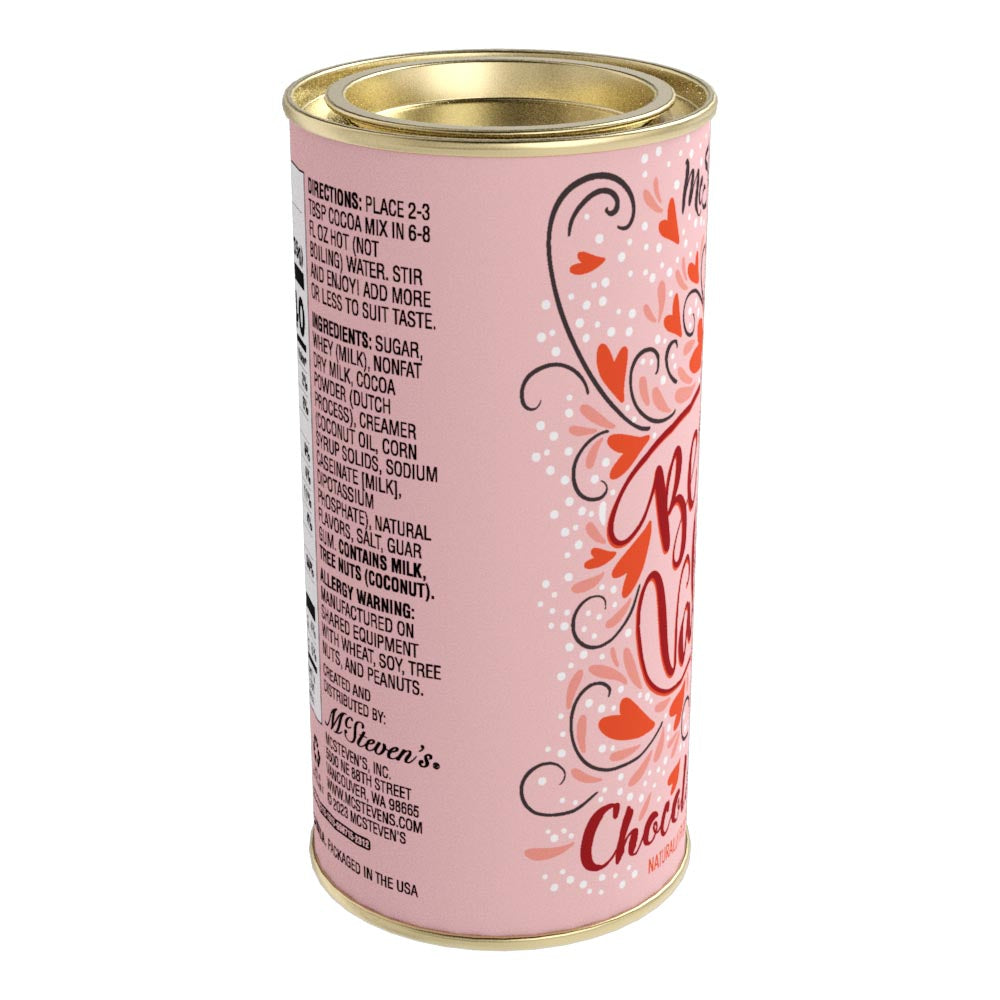 McSteven's Be My Valentine Chocolate Cocoa (7oz Round Tin)