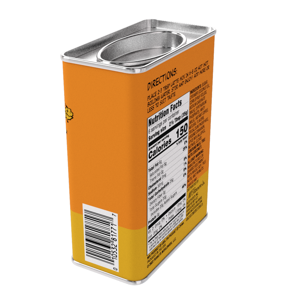 Peanuts® Harvest Time Pumpkin Spice Latte (8oz Rectangle Tin)