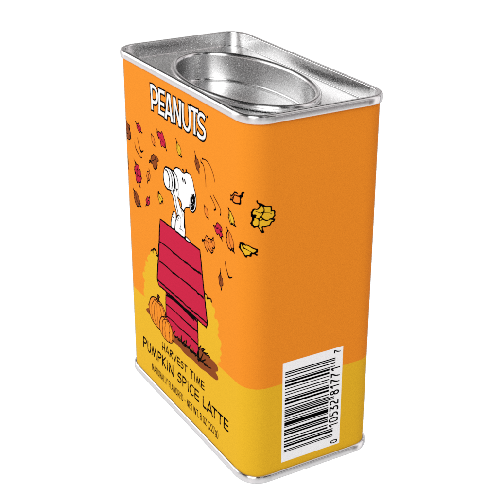 Peanuts® Harvest Time Pumpkin Spice Latte (8oz Rectangle Tin)