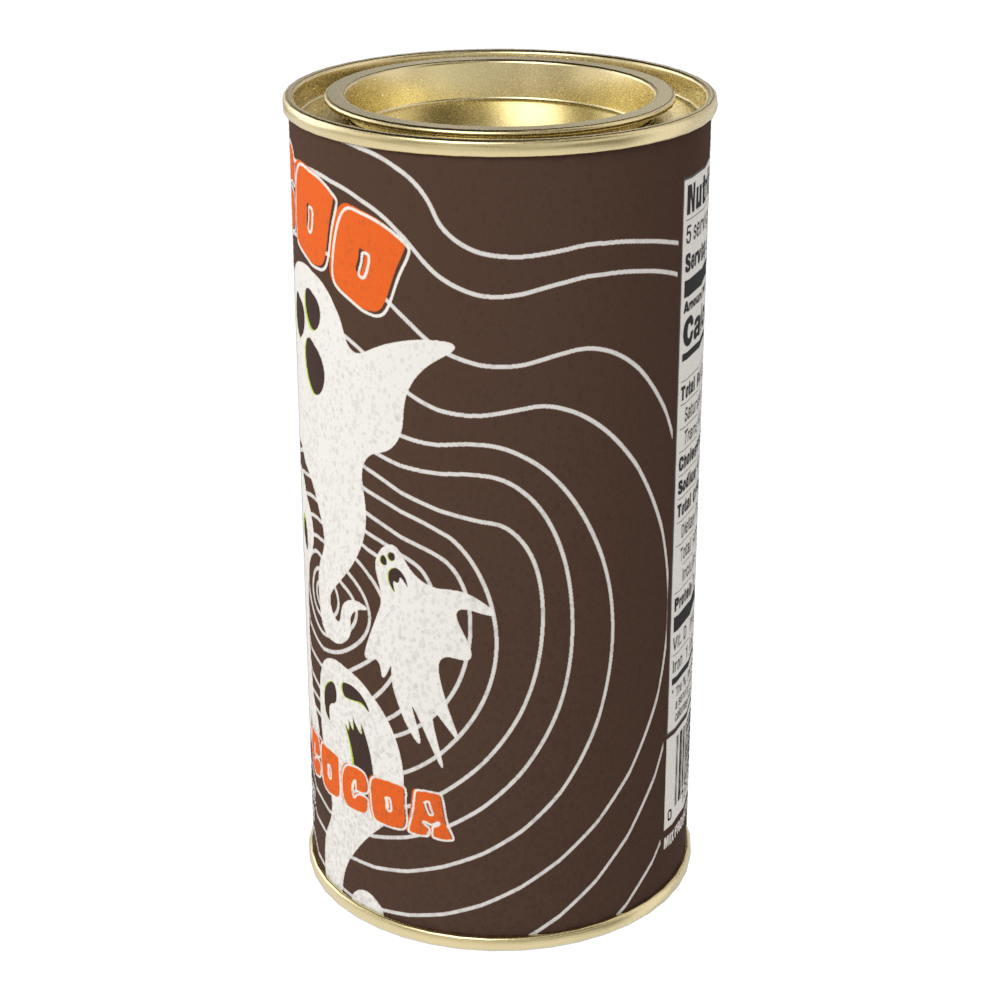 Vintage Halloween BOO Hot Cocoa (7oz Round Tin)