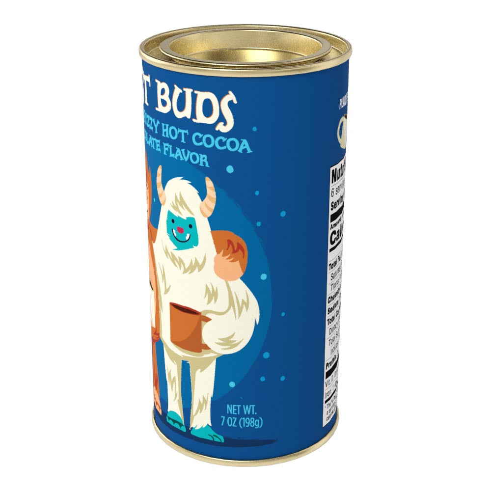 Best Buds Sasquatch and Yeti Warm n' Fuzzy Cocoa (7oz Round Tin)