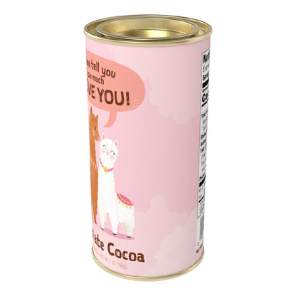 Llama Tell You How Much I Love You Chocolate Cocoa (7oz Round Tin)