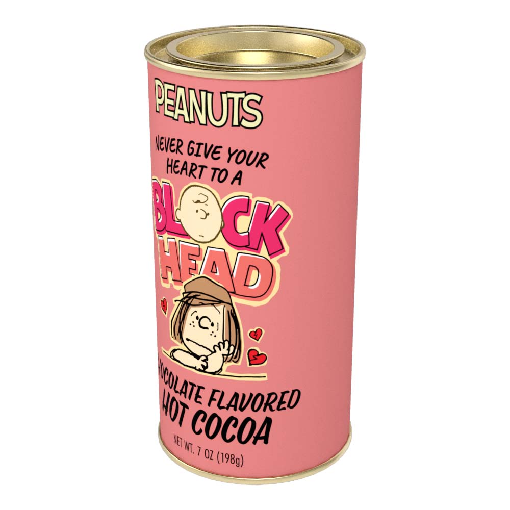 Peanuts® Block Head Valentine's Day Chocolate Cocoa (7oz Round Tin)