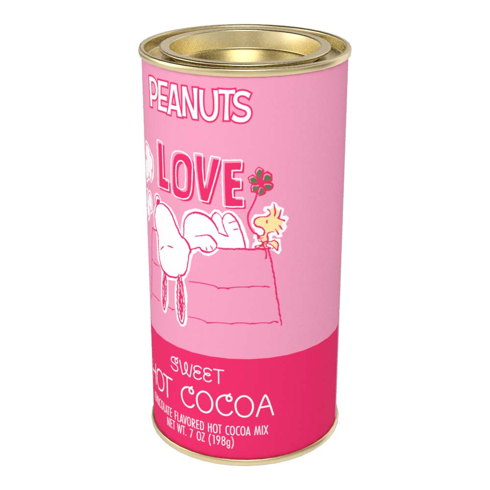 Peanuts® Sweet Snoopy Dog House Valentine's Day Chocolate Cocoa (7oz Round Tin)