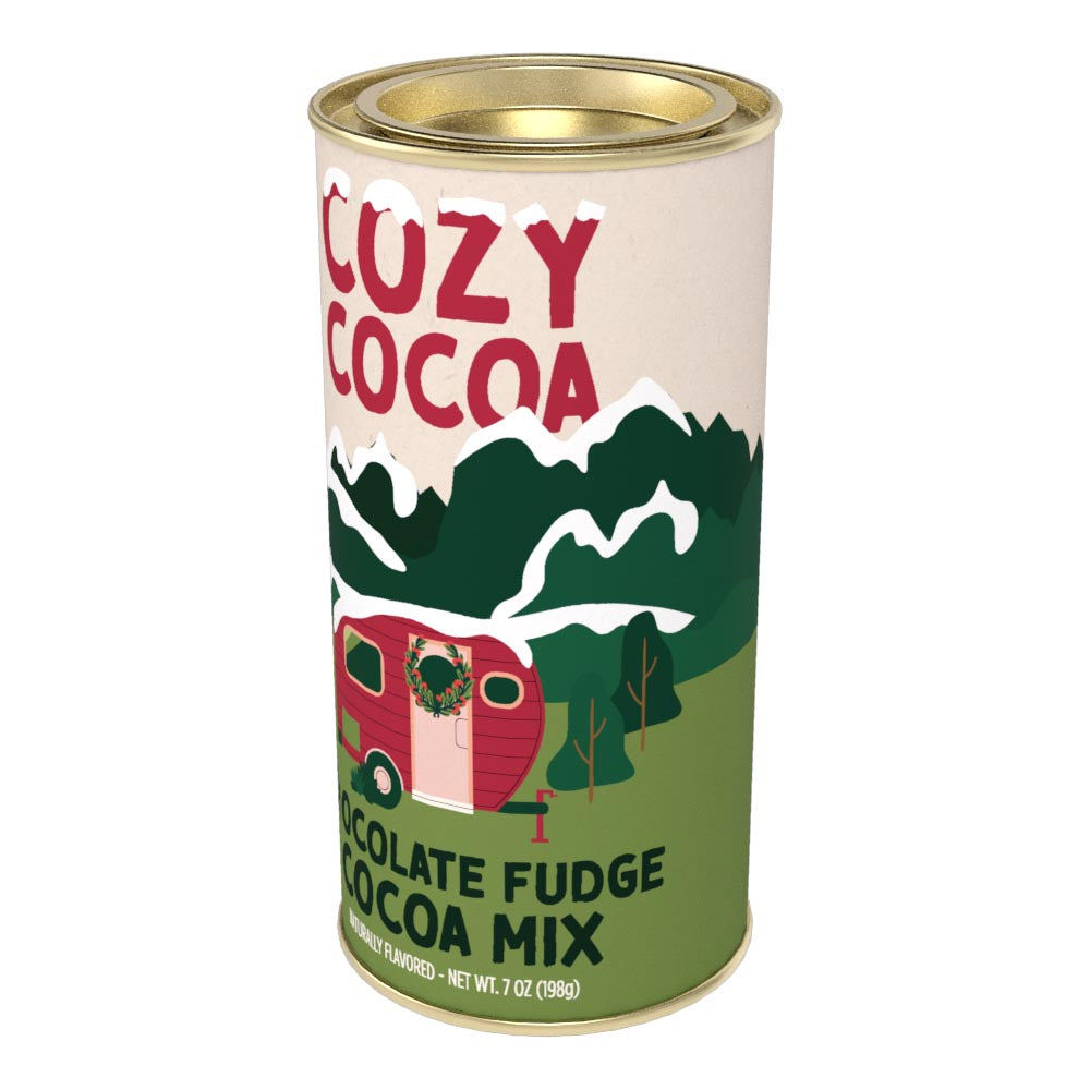 McSteven's Cozy Cocoa Camper Chocolate Fudge Cocoa Mix (7oz Round Tin)