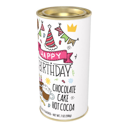 McSteven's Happy Birthday Chocolate Cake Hot Cocoa (7oz Round Tin)