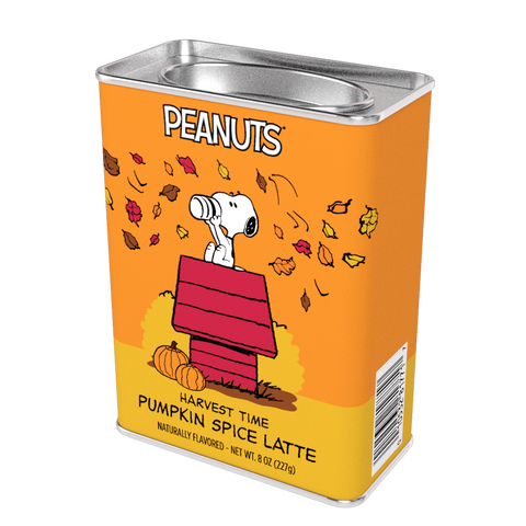 Peanuts® Harvest Time Pumpkin Spice Latte (8oz Rectangle Tin)