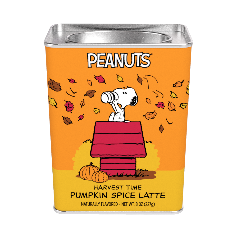 Peanuts® Harvest Time Pumpkin Spice Latte (8oz Rectangle Tin)