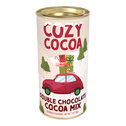 McSteven's Cozy Cocoa Holiday Shopping Double Chocolate Cocoa Mix (7oz Round Tin)