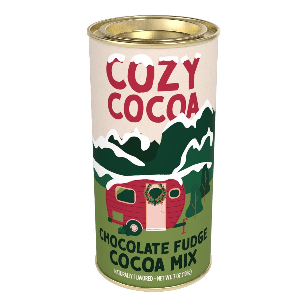 McSteven's Cozy Cocoa Camper Chocolate Fudge Cocoa Mix (7oz Round Tin)