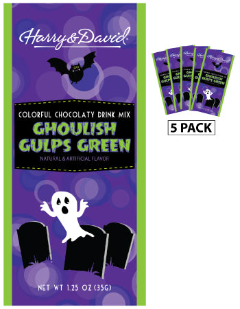 Harry & David® Halloween Ghoulish Green Colorful Hot Chocolate (Five 1.25oz Packets)