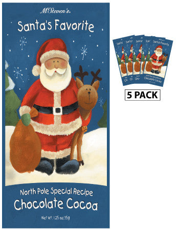 McSteven's Christmas Santa's Favorite Chocolate Cocoa (Five 1.25oz Packets)
