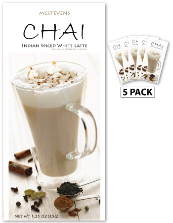 McSteven's Indian Spiced Chai Tea Latte (Five 1.25oz Packets)