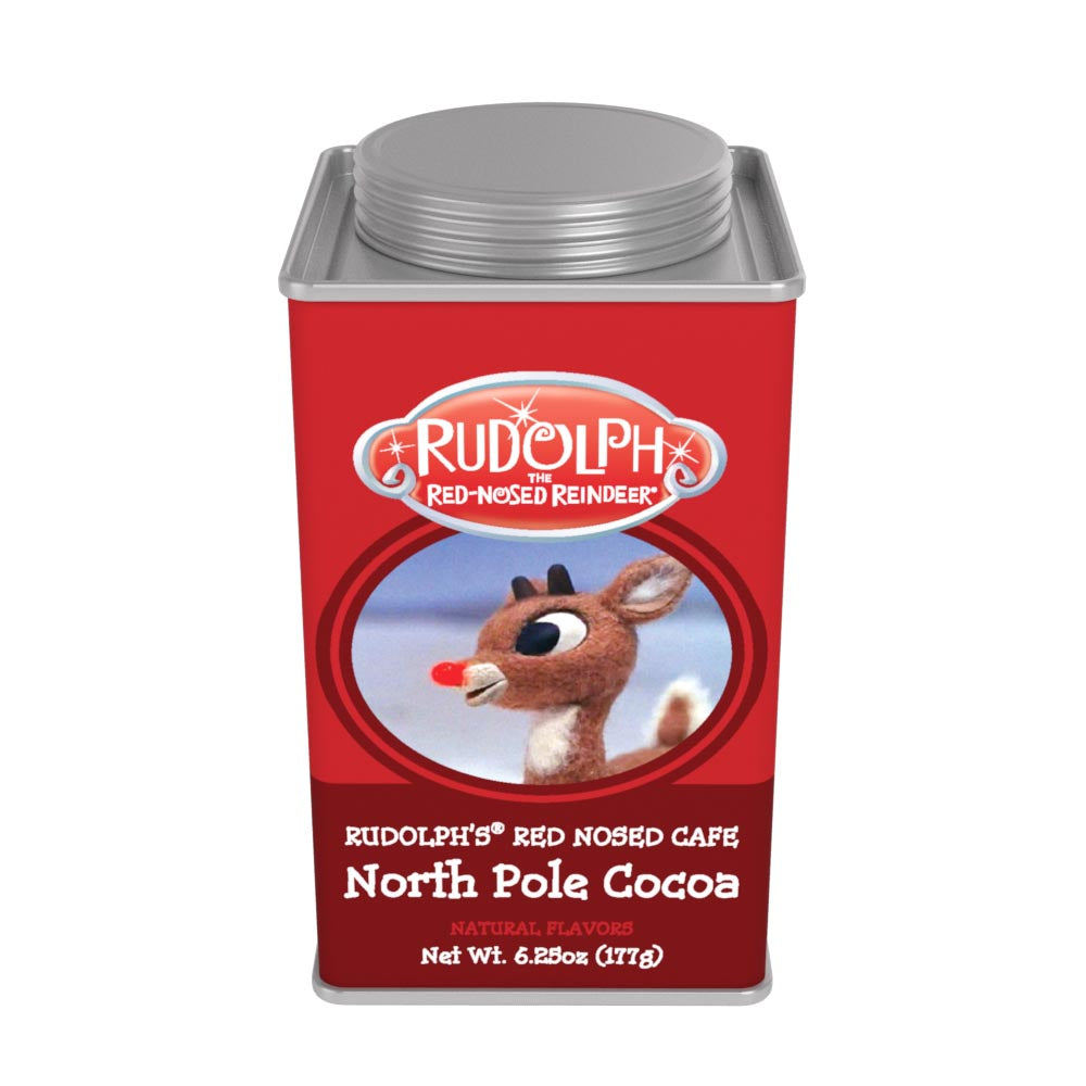 Rudolph The Red-Nosed Reindeer© North Pole Chocolate Cocoa (6.25oz Square Tin)