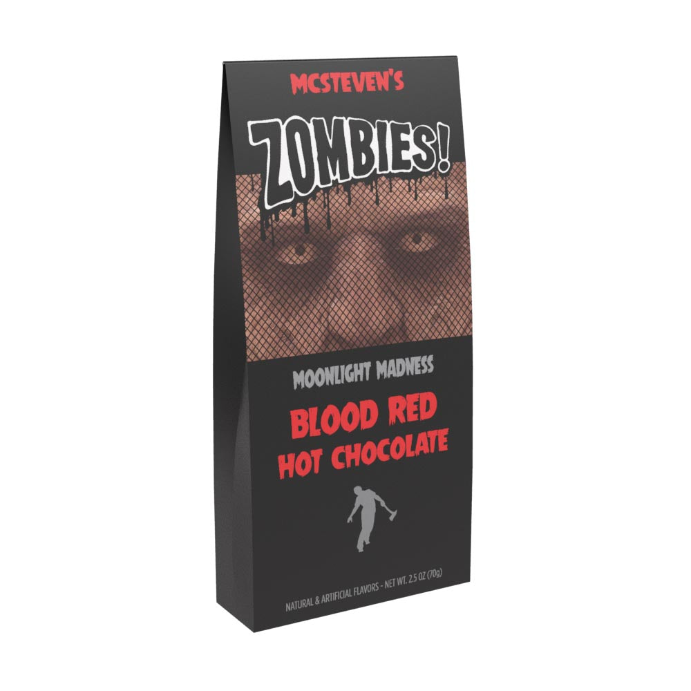 McSteven's Zombies! Blood Red Colorful Hot Chocolate (2.5oz Tent Box)