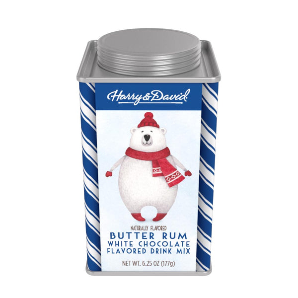Harry & David® Holiday Butter Rum White Hot Chocolate (6.25oz Square Tin)