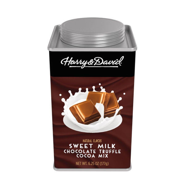 Harry & David® Truffle Cocoa - Sweet Milk Chocolate (6.25oz Square Tin)