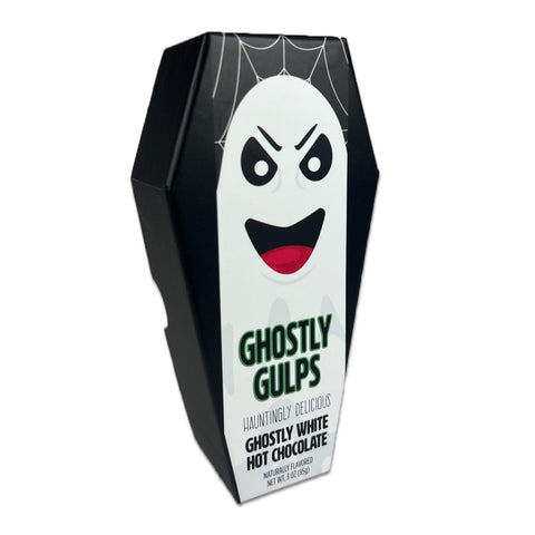 Coffin Cafe Ghostly Gulps White Hot Chocolate (3oz Coffin)