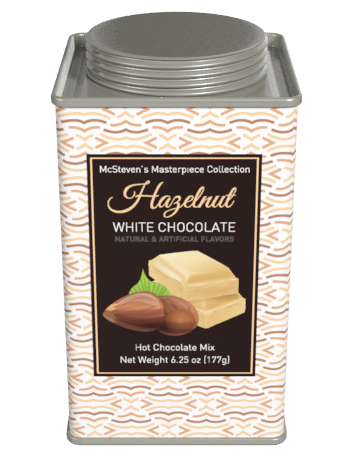 Masterpiece Collection Hazelnut White Chocolate Cocoa (6.25oz Square Tin) (CLOSEOUT)