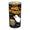 McSteven's Halloween Ghost Orange Colorful Hot Chocolate (7oz Round Tin)