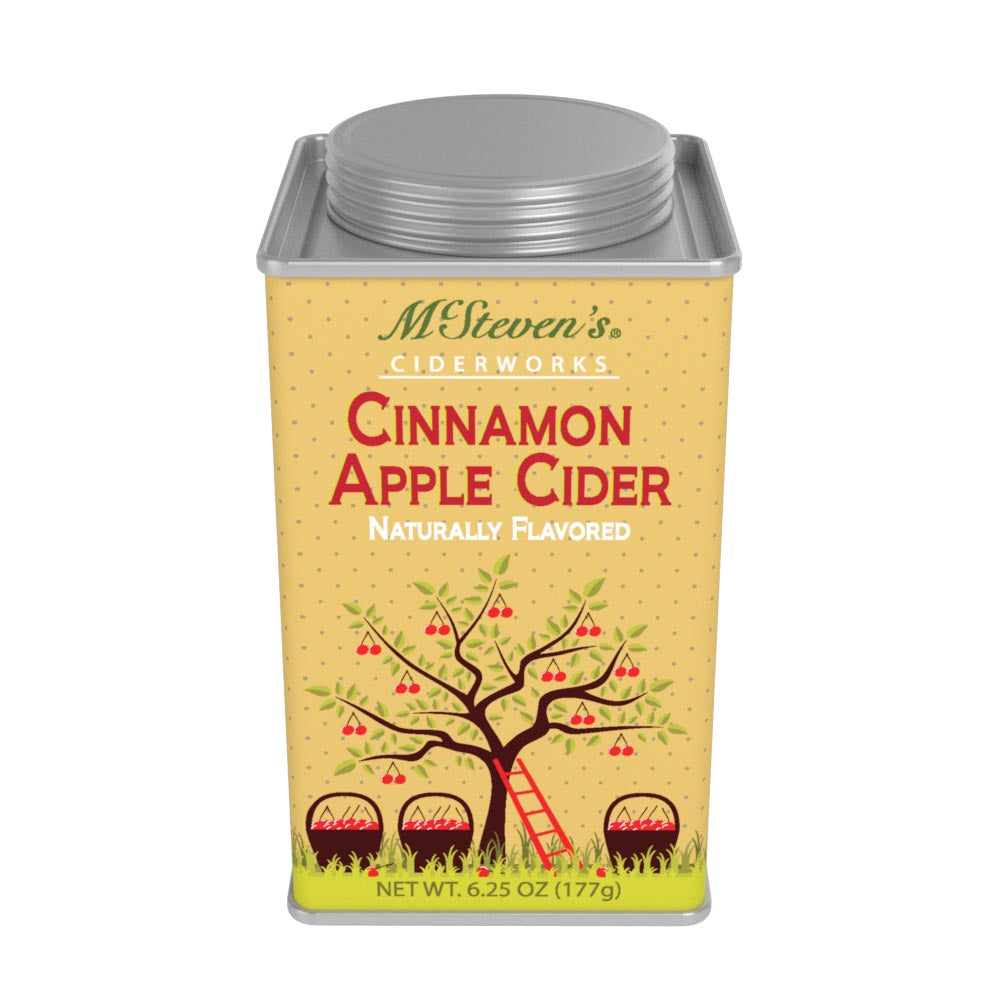 McSteven's Ciderworks Cinnamon Apple Cider Mix (6.25oz Square Tin)