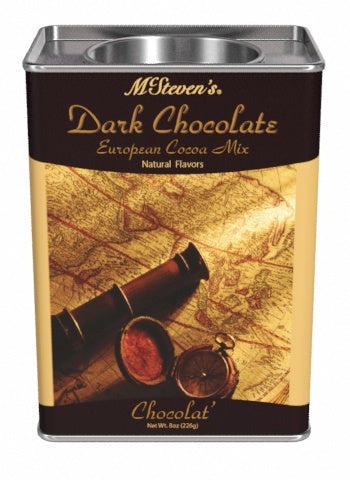 McSteven's European Dark Chocolate Cocoa (8oz Rectangle Tin)
