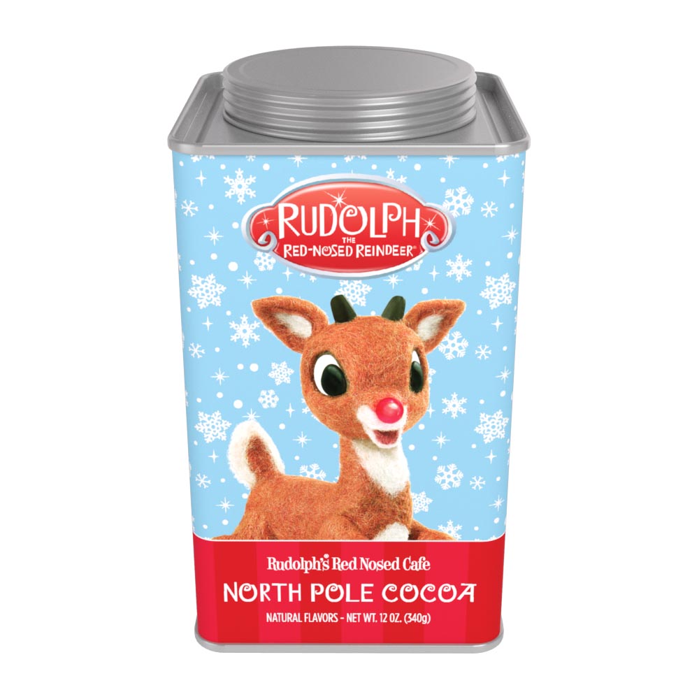 Rudolph The Red-Nose Reindeer® Red-Nosed Cafe Chocolate Cocoa (12oz Square Tin)