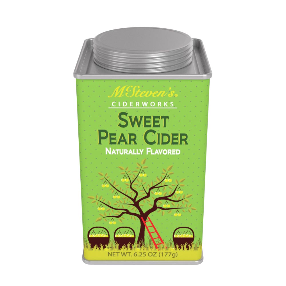 McSteven's Ciderworks Sweet Pear Cider Mix (6.25oz Square Tin)